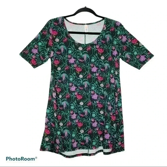 LuLaRoe Floral Perfect T - Picture 1 of 8